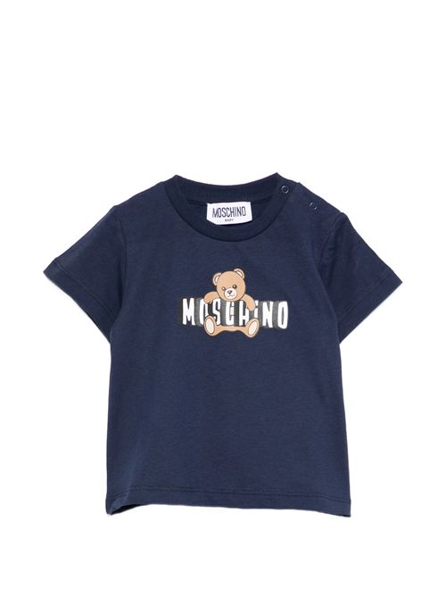 T-Shirt per neonati con Teddy Bear MOSCHINO KIDS | MUM04P-LAA03/40016